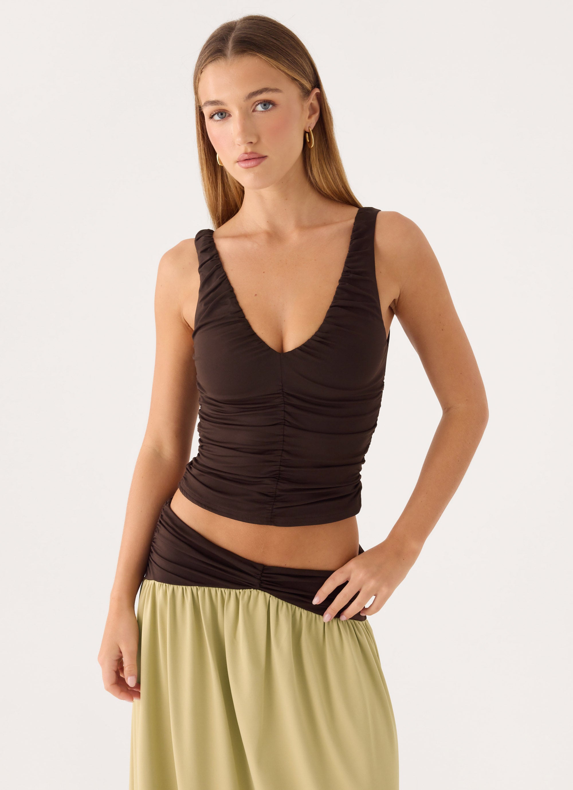 Zeraphine Gathered Top