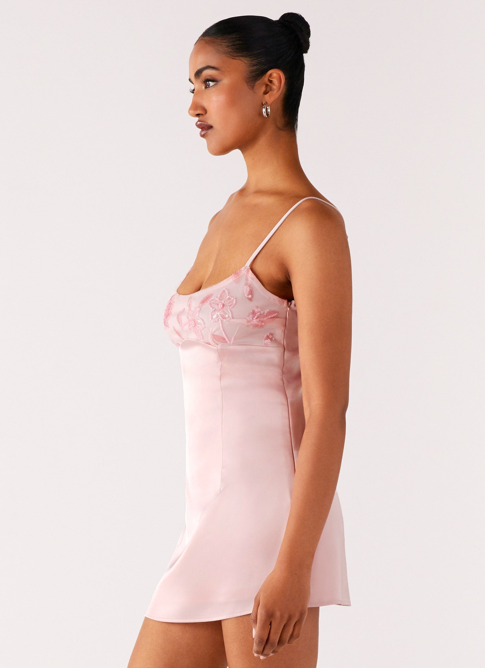 Zion Beaded Micro Mini Dress