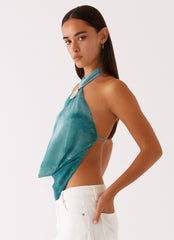 Zola Cowl Neck Shell Top